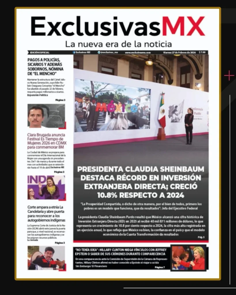PORTADA MÉXICO 27 FEBRERO